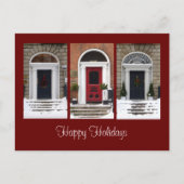 季節的なジョージ王朝のドアの郵便はがき シーズンポストカード (正面)
