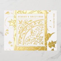 季節的な挨拶エレガントのモダンクラシック