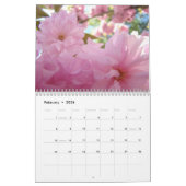 季節的な木のカレンダーの春の秋 カレンダー (2月 2026)