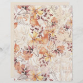 季節秋紙工芸品秋スクラップブック紙 (正面/裏面)