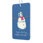 季節笑わされるのユーモア空気清浄剤 カーエアーフレッシュナー (左)