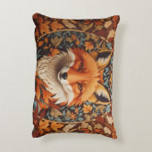 季節紅葉レッドキツネ顔 アクセントクッション (裏面(縦))