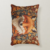 季節紅葉レッドキツネ顔 アクセントクッション (正面(垂直))