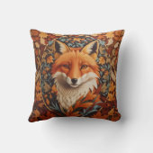 季節紅葉レッドキツネ顔 クッション (裏面)