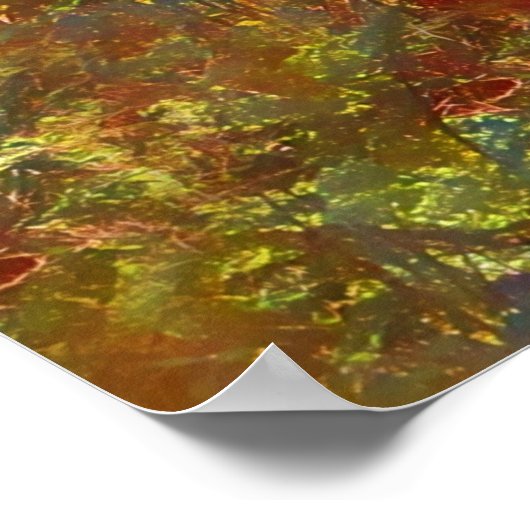 季節絵を描林写真アートプリント ポスター (角)