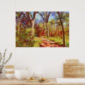 季節絵を描林写真アートプリント ポスター (キッチン)