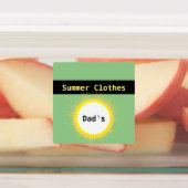 季節衣類保管庫/ホーム団体や組織 ラベル (貼付)