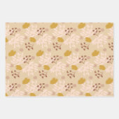 季節限定パステルトーンオータム ラッピングペーパーシート (正面)