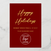 季節限定ビジネスフォイルホリデーカード 箔シーズンカード (正面)