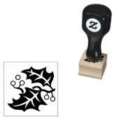 季節離れのホリーのデコカスタムアのゴム印 ラバースタンプ (押印)