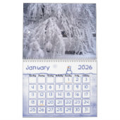 季節20XXカレンダー カレンダー (1月 2026)