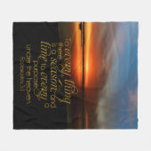 季節 フリースブランケット (正面(横))