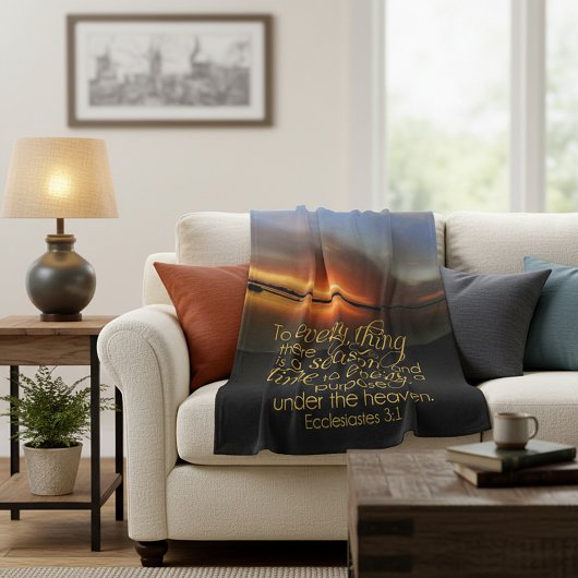 季節 フリースブランケット