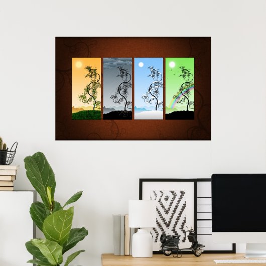 季節 ポスター (ホームオフィス)