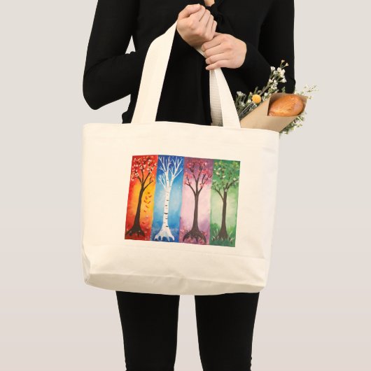 季節 ラージトートバッグ (正面(商品))