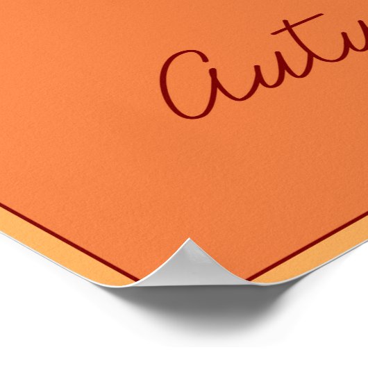 季節:秋のポスター ポスター (角)