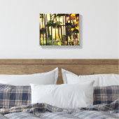 季節II.紙カッティングバイザークラマー キャンバスプリント (インサイチュ (寝室))