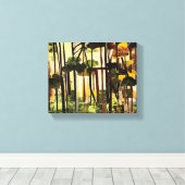 季節II.紙カッティングバイザークラマー キャンバスプリント (インサイチュ (ウッドフロア))