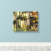 季節II.紙カッティングバイザークラマー キャンバスプリント (インサイチュ (ウッドフロア))