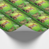 孤およびぶんぶんいう鳥 ラッピングペーパー (角)