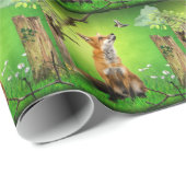 孤およびぶんぶんいう鳥 ラッピングペーパー (ロールコーナー)