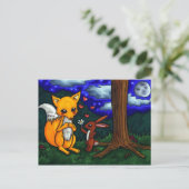 孤およびノウサギのラブストーリー ポストカード (スタンド正面)