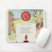 孤およびブドウ マウスパッド (マウス)