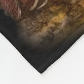 孤が言う何をアカギツネの動物の芸術のスケッチか。! フリースブランケット (角)