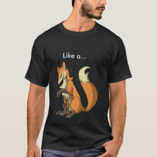 孤のように頭が切れる Tシャツ