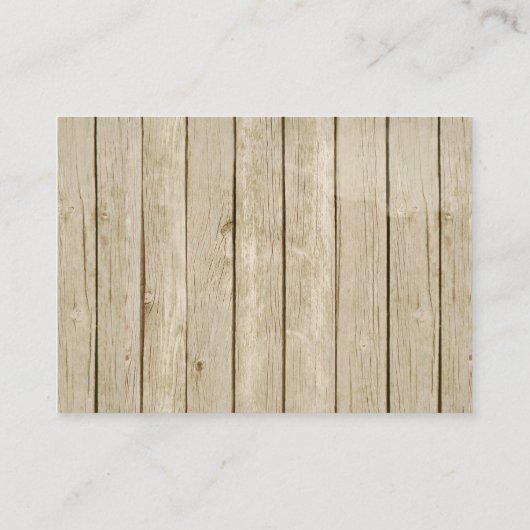 孤の素朴な花のおむつのラッフルのエンクロージャカード エンクロージャーカード (裏面)