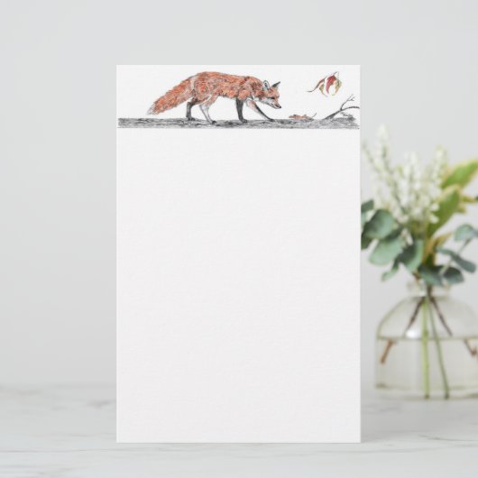 孤の鉛筆 便箋 (スタンド正面)