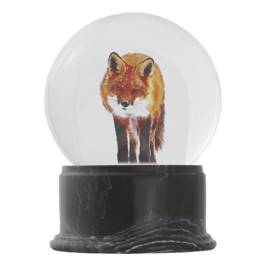 孤の雪の地球、孤の冬のギフト スノーグローブ (裏面)