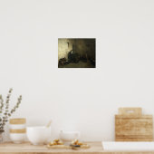 孤児のための学校のインテリア, 1850 ポスター (キッチン)