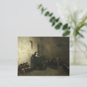 孤児のための学校のインテリア, 1850 ポストカード (スタンド正面)