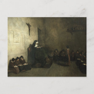 孤児のための学校のインテリア, 1850 ポストカード