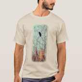 孤児の赤翼ブラックバード自然  Tシャツ (正面)