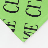 孤児の黒いクローンクラブ鏡パターン繰り返し フリースブランケット (角)