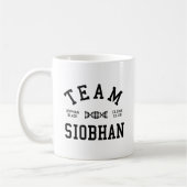 孤児の黒いチームSiobhan コーヒーマグカップ (左)