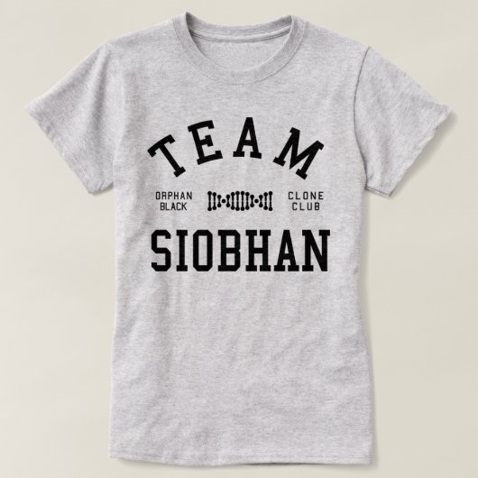 孤児の黒いチームSiobhan Tシャツ (デザイン正面)