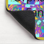 孤児の黒いファン・クラブの抽象デザイン マウスパッド (コーナー)