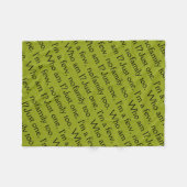 孤児の黒い姉妹関係クラブからの句を渡して下さい フリースブランケット (正面(横))