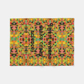 孤児の黒い引用文の抽象美術は熱狂するな科学を作ります フリースブランケット (正面(横))