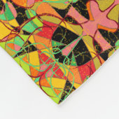 孤児の黒い引用文の抽象美術は熱狂するな科学を作ります フリースブランケット (角)