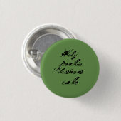 孤児の黒い引用文の神聖なfreakinのクリスマスのケーキdis 缶バッジ (正面&裏面)