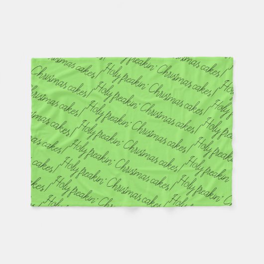 孤児の黒い引用文の神聖なfreakinのhristmasは、scr固まります フリースブランケット (正面(横))