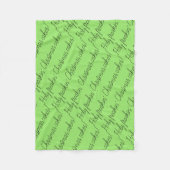 孤児の黒い引用文の神聖なfreakinのhristmasは、scr固まります フリースブランケット (正面)