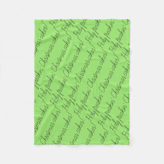 孤児の黒い引用文の神聖なfreakinのhristmasは、scr固まります フリースブランケット (正面)