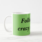 孤児の黒い引用文は熱狂するな科学を後を追います コーヒーマグカップ (左)