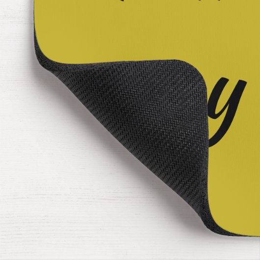 孤児の黒い引用文は熱狂するな科学を後を追います マウスパッド (コーナー)