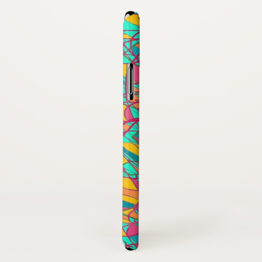 孤児の黒い抽象美術からのSiobhan Case-Mate iPhoneケース (裏面/右)